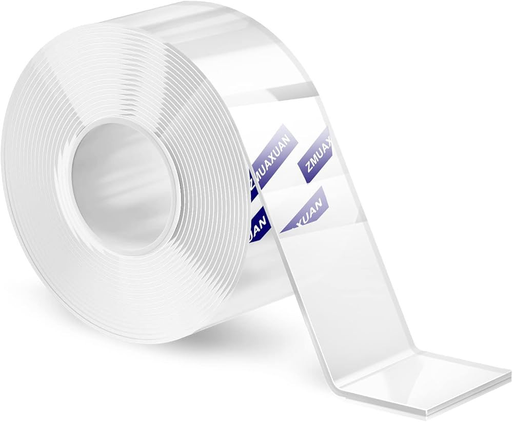 Strong Nano Double Sided Tape Heavy Duty Mounting,Clear Removable Sticky Adhesive Strips No Damag... | Amazon (US)