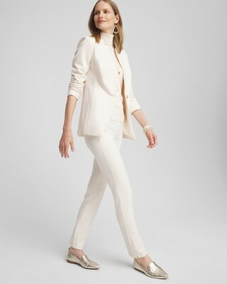 Juliet Ponte Trim Detail Ankle Pants | Chico's