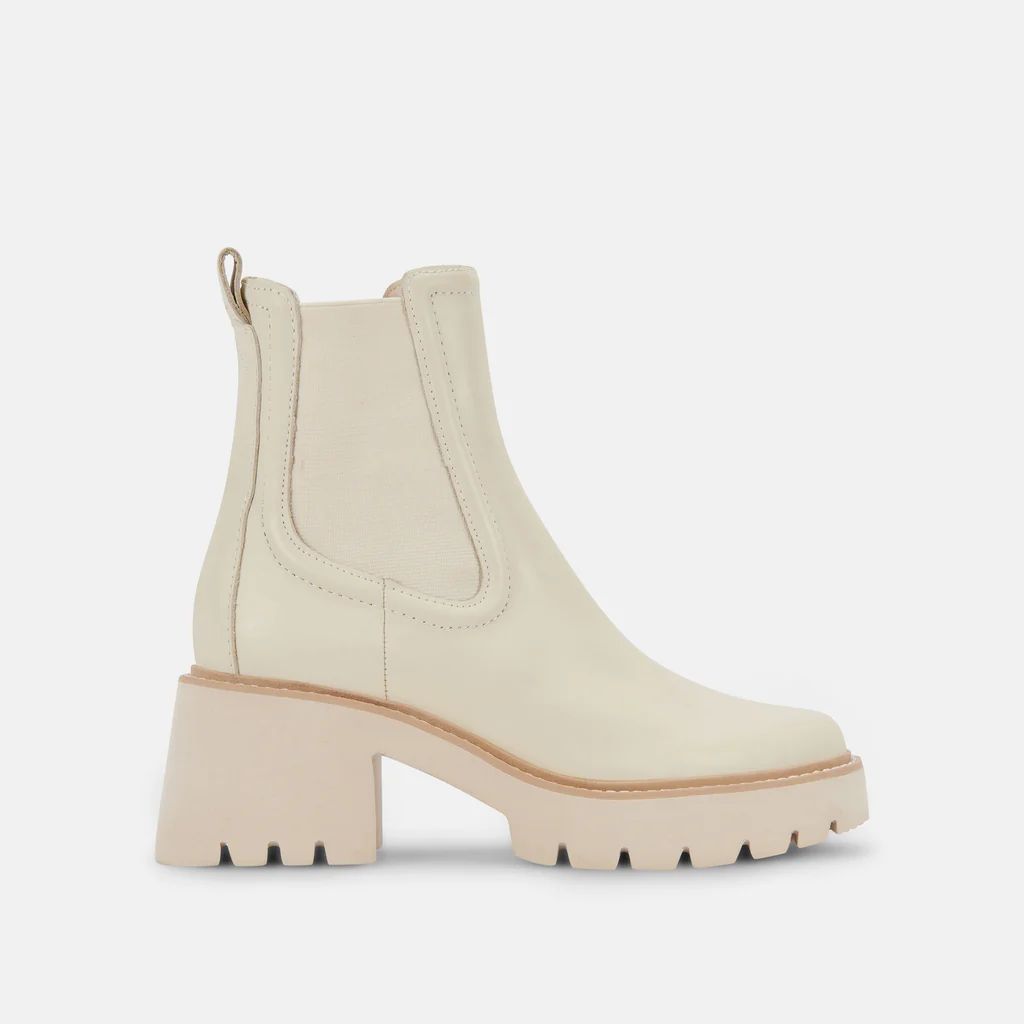 HAWK H2O BOOTIES IVORY LEATHER | DolceVita.com