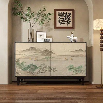 Adreonna 59" Wide Solid Wood Sideboards | Wayfair North America