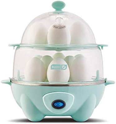 DASH Deluxe Rapid Egg Cooker for Hard Boiled, Poached, Scrambled Eggs, Omelets, Steamed Vegetable... | Amazon (US)