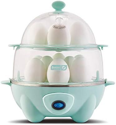 Amazon.com: DASH Deluxe Rapid Egg Cooker for Hard Boiled, Poached, Scrambled Eggs, Omelets, Steam... | Amazon (US)