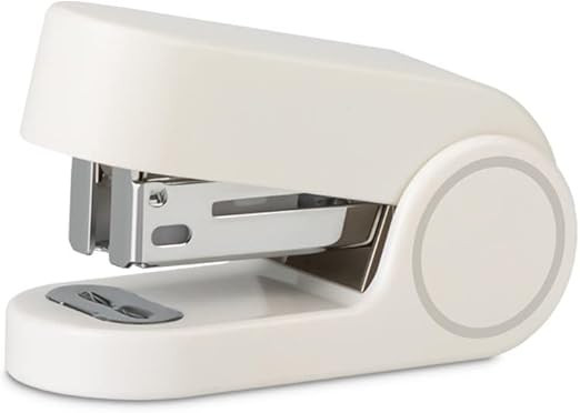 White Color Mini Stapler with 830 Staples,20 Sheet Office Desktop Stapler,Small Cute Compact Trav... | Amazon (US)