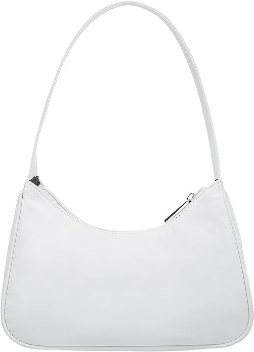 Shoulder Bags for Women, Cute Hobo Tote Handbag Mini Clutch Purse with Zipper Closure | Amazon (US)