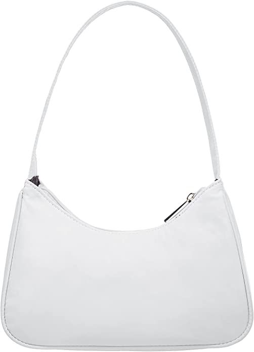 Shoulder Bags for Women, Cute Hobo Tote Handbag Mini Clutch Purse with Zipper Closure | Amazon (US)