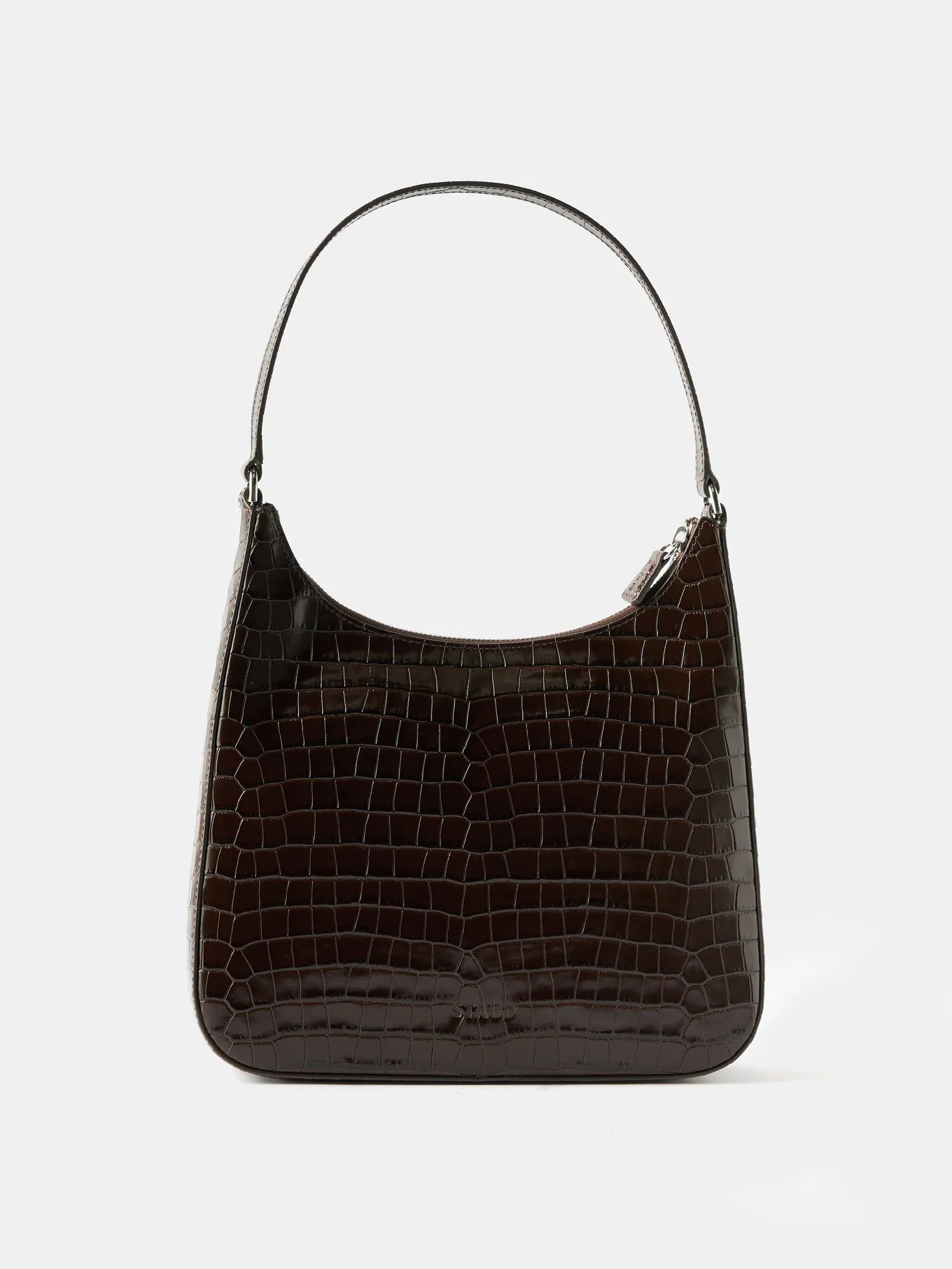 Alec crocodile-effect leather shoulder bag | Staud | Matches (US)