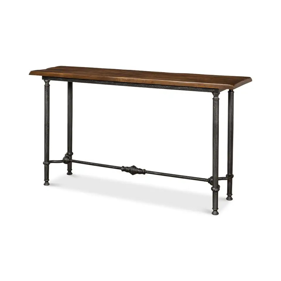 French Modern Industrial Console | 1stDibs