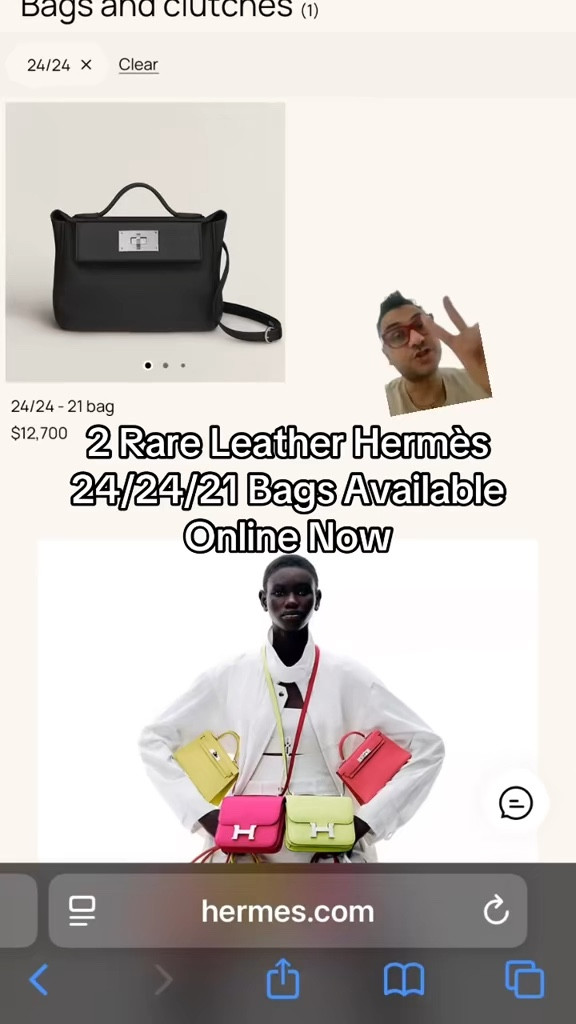 Hermes Online Now a Rare 242421  #hermes #hermesonline #hermes2424 #2424bag #hermesbag 

#LTKSaleAlert #LTKstorytime #LTKootd
