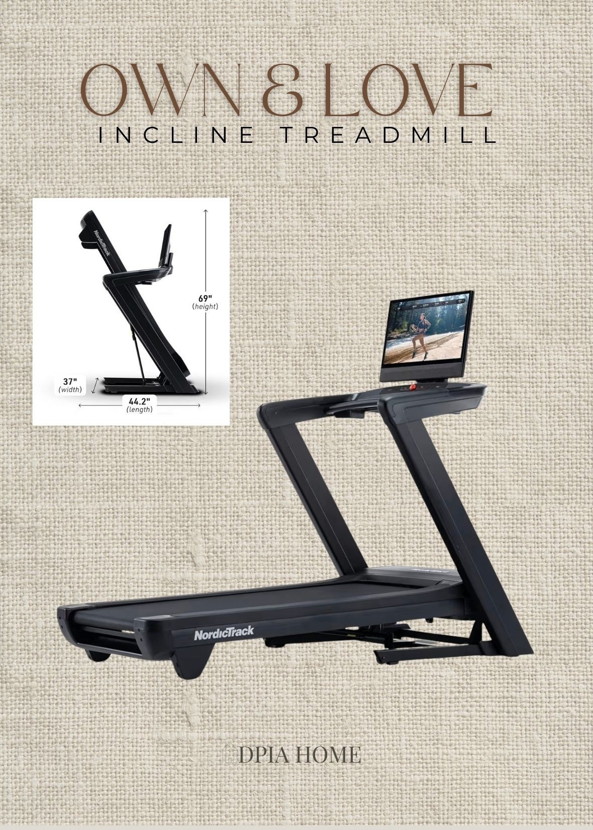 I own & love this foldable, incline treadmill. I love to walk at least a few miles daily, but it gets pretty cold and windy in the winter months here in the Northeast. I researched several different commercial series treadmills and this one checked off everything on my list. 

fitness | active | running | walking 

#LTKfitnessgoals #LTKHome #LTKActive