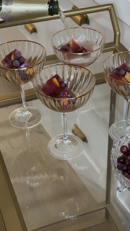 Cranberry Orange Mimosas 🥂 

Ice Cubes, Cranberry Orange, Coupe Stemware, Champagne, Cheers, Celebrate, Party 

#LTKparties #LTKhome #LTKHoliday