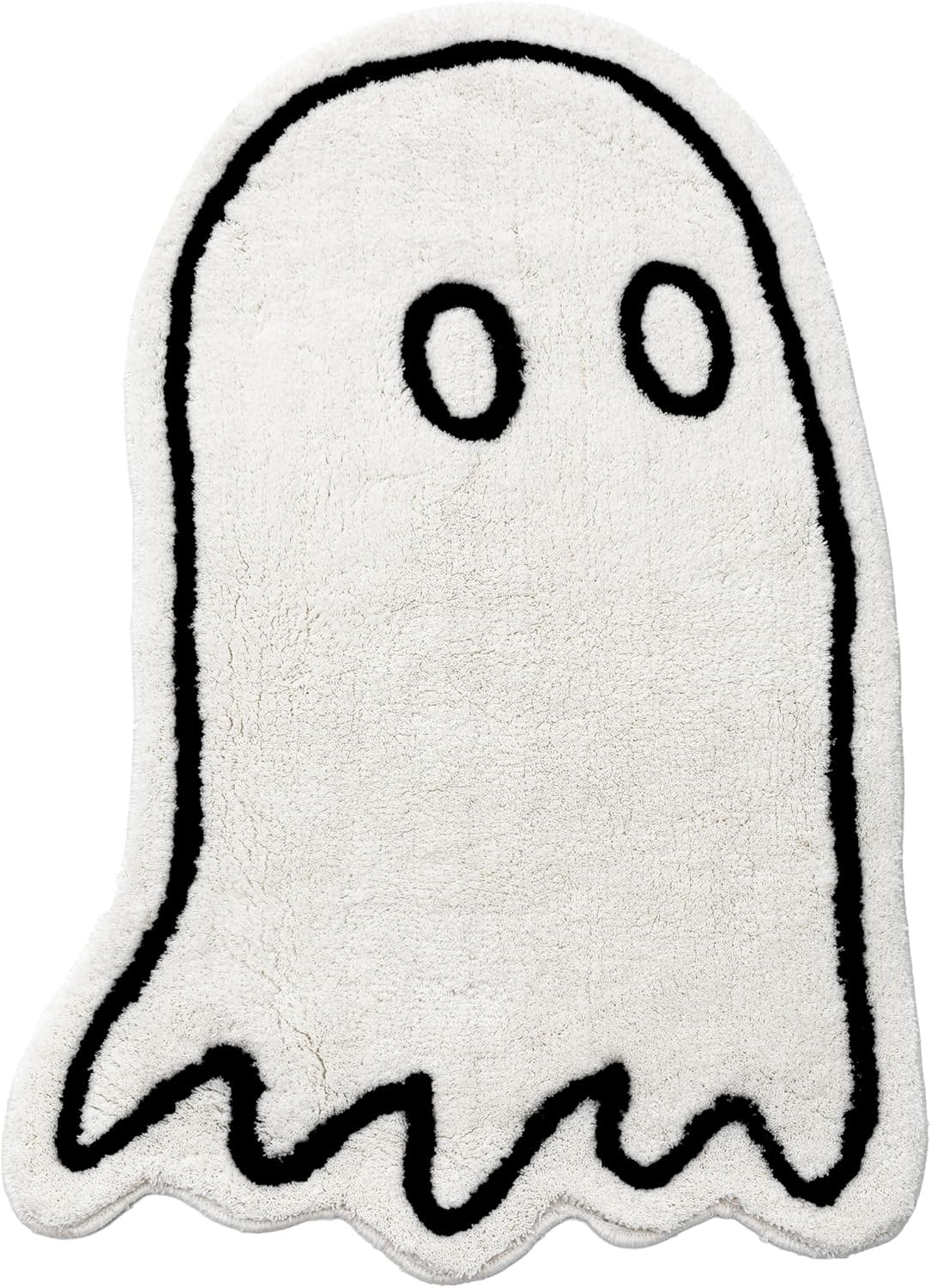 Beyond Deco Halloween Decor White Ghost Rug 47'' X 31'' Inches, Handmade Tufted Fluffy Aesthetic ... | Amazon (US)