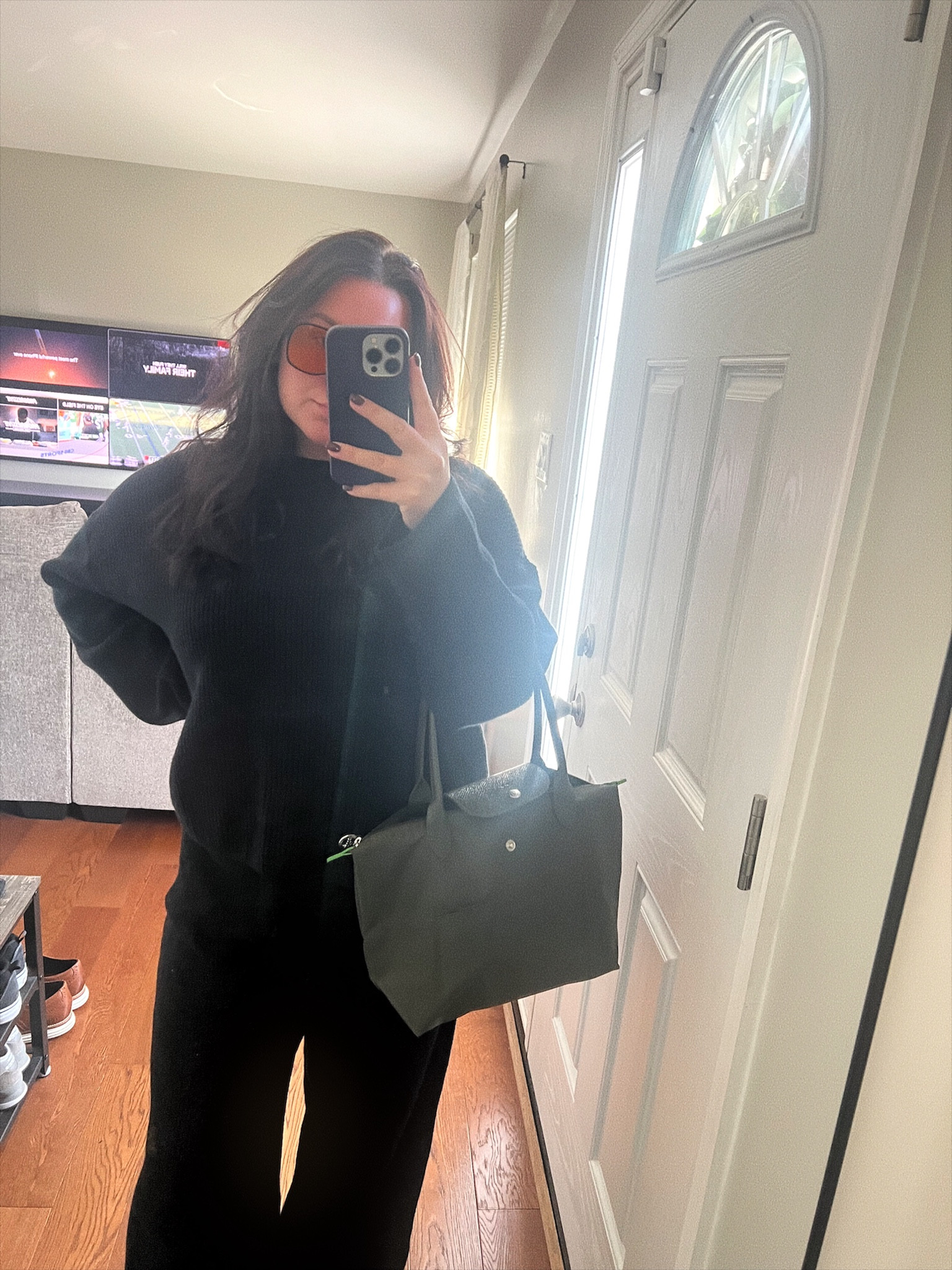 Top | L
Bottoms | L (should have probably done a M & need to get them hemmed)

#LTKMidsize #LTKStyleTip