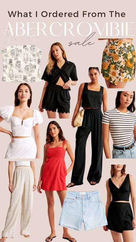 What I ordered from the Abercrombie sale. It’s all SO GOOD but selling fast! 20% off all dresses and 15% off almost everything else. 

Dresses, summer outfits, summer style, shorts, vacation outfits 

#LTKSeasonal #LTKSaleAlert #LTKFindsUnder100