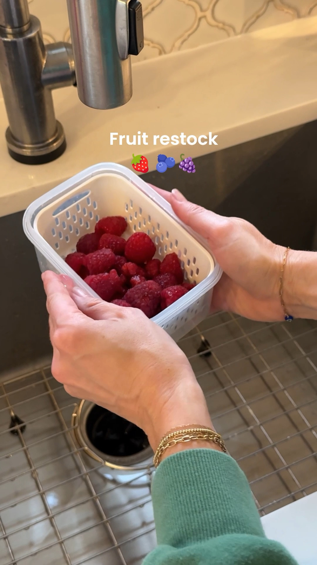 Fruit storage for your fridge. Makes it easier to grab and go and keeps the fruit fresh for longer! 

#LTKHome #LTKfoodie