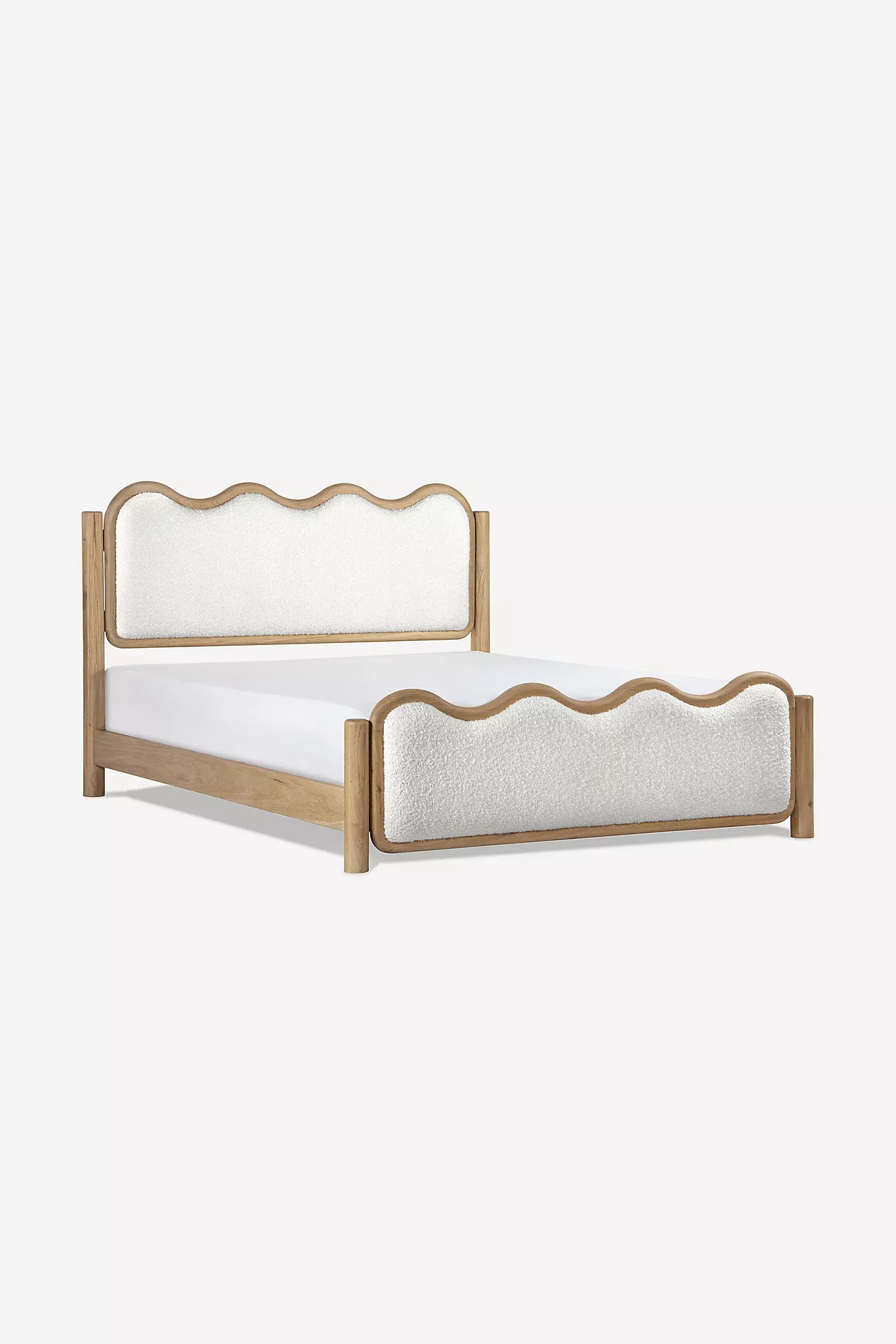 Swirl Bouclé Bed | Anthropologie (US)