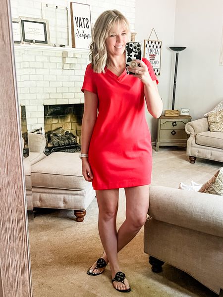 Lady in red! ❤️ Loving this Jana Carrick Designs “Forever Dress”. I’m wearing a size small but I am between a size 6 and 8. This dress is made in the USA and the quality it absolutely top of the line! I love supporting women and small businesses! This dress can be worn anywhere! Date night, church, school, casual etc! 

#LTKstyletip #LTKFind #LTKworkwear