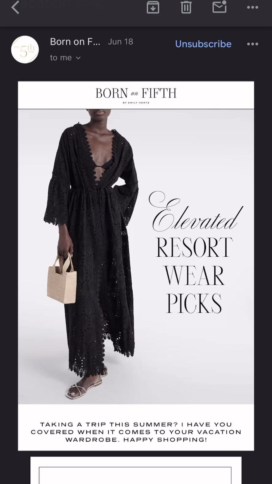 This weeks email featuring all of my Elevated Resort Wear picks! The perfect list to pack for vacation, or just for your summer wardrobe. 
Also you can subscribe to my email list via my website!