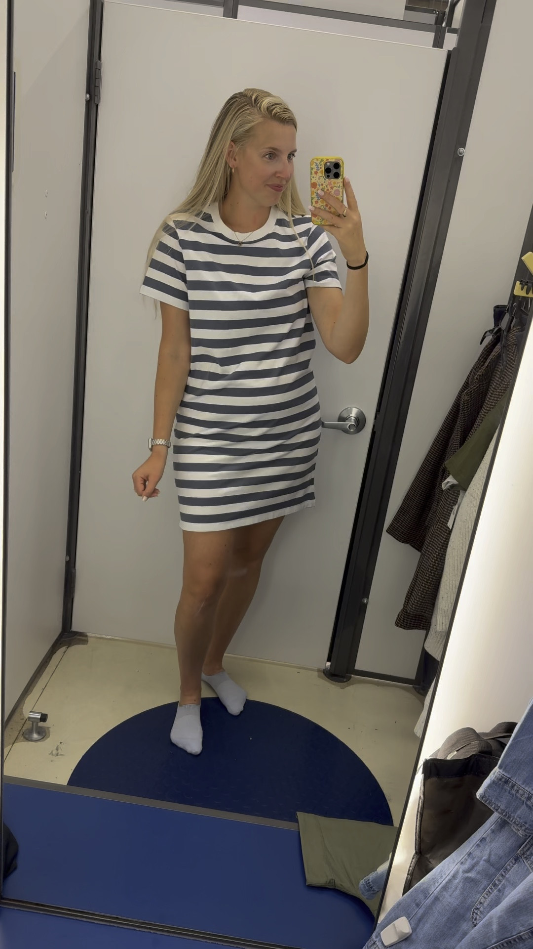 Wearing medium tall - great transition into fall! 

Tshirt dress, striped dress, casual dress, teacher outfit, work from home, business casual, fall style 

#LTKSaleAlert #LTKBacktoSchool #LTKMidsize