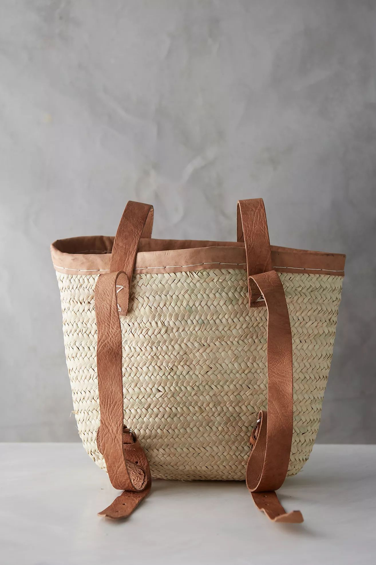 Leather Handle Market Backpack, Small | Anthropologie (US)