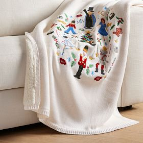 Rifle Paper Co. Nutcracker Throw | Pottery Barn Teen