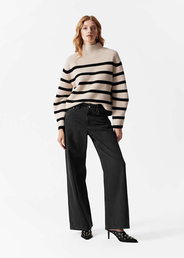 Mock Neck Merino Sweater | & Other Stories US