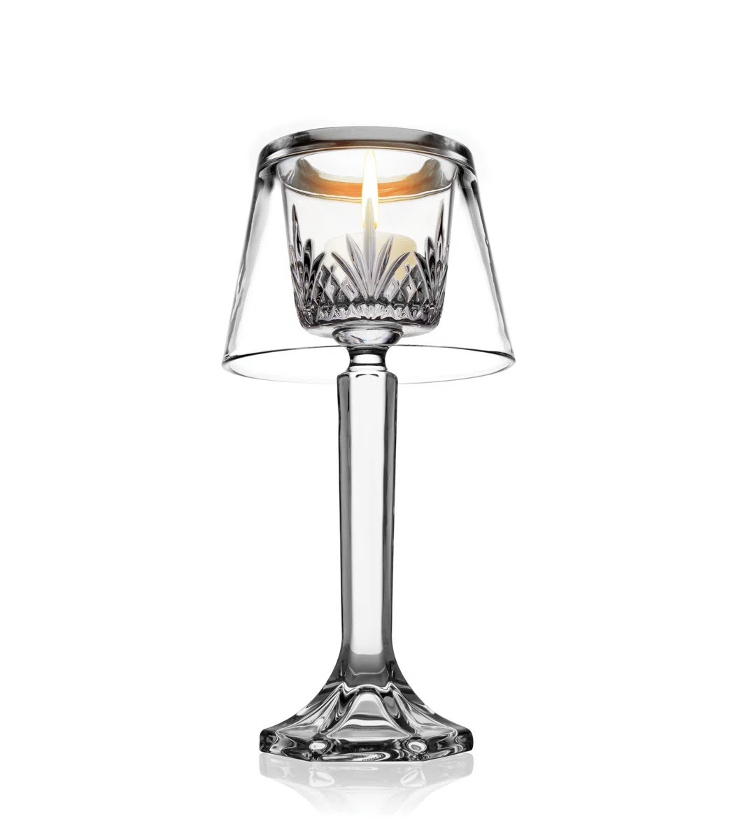 Dublin Crystal 9.76" Lead Free Crystal Tabletop Hurricane | Wayfair North America