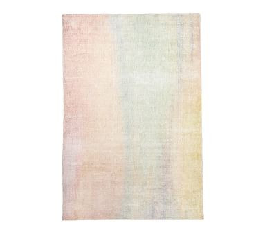 Watercolor Rainbow Printed Rug | Pottery Barn Kids | Pottery Barn Kids