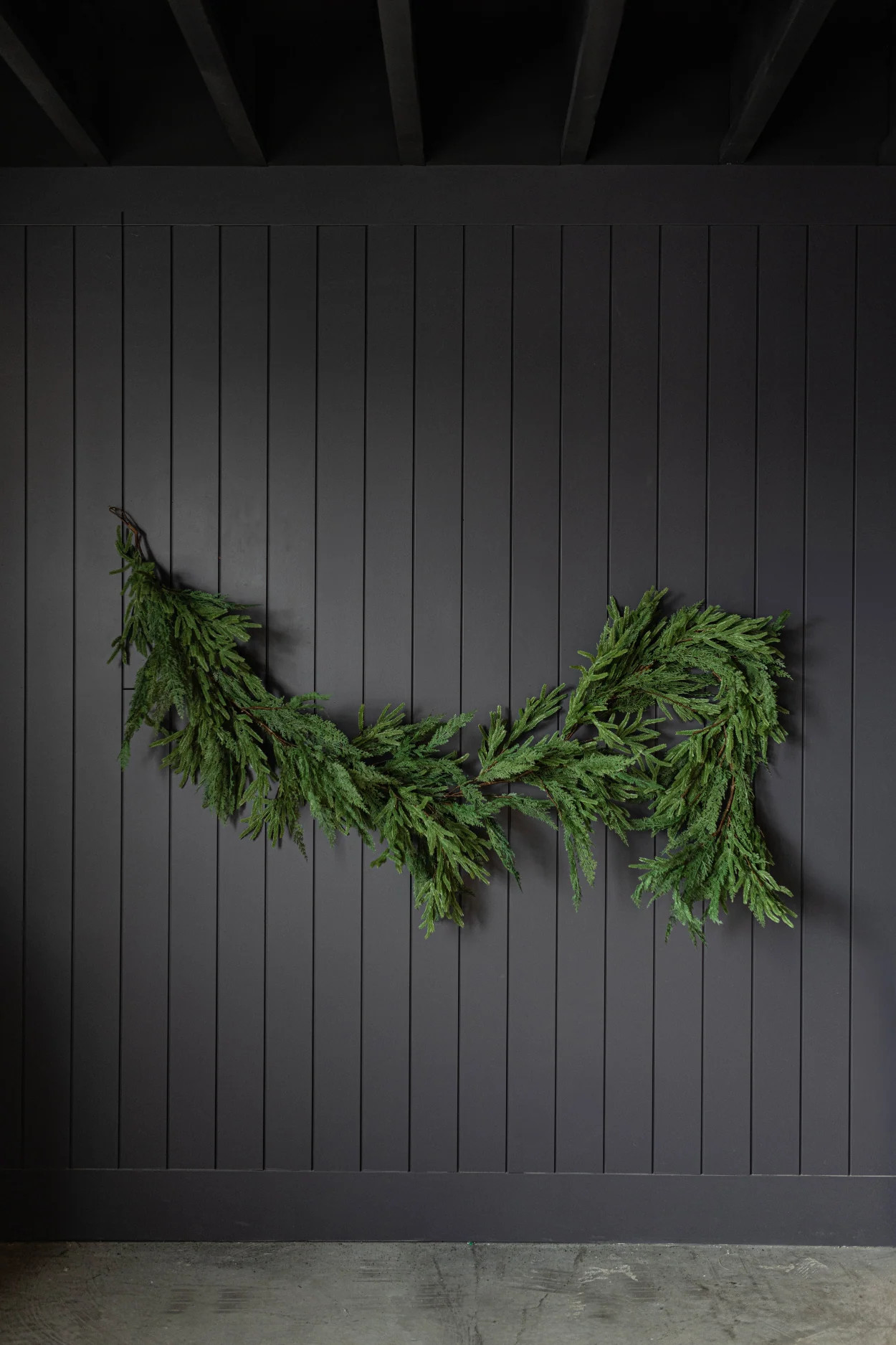 Norfolk & Cypress Mixed Real Touch Garland - 9 Ft | By Luxe B Co. | luxe bCO