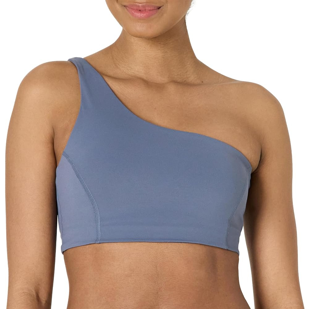 Amazon Essentials Womens Active FormFlex Buttery Soft Light Support One Shoulder Strappy Back Spo... | Amazon (US)