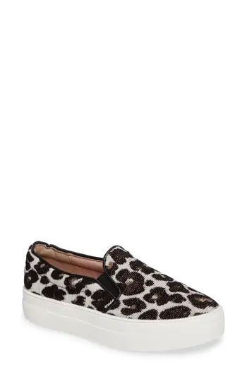 Women's Topshop Tucker Leopard Print Slip-On Sneaker, Size 5.5US / 36EU - Brown | Nordstrom