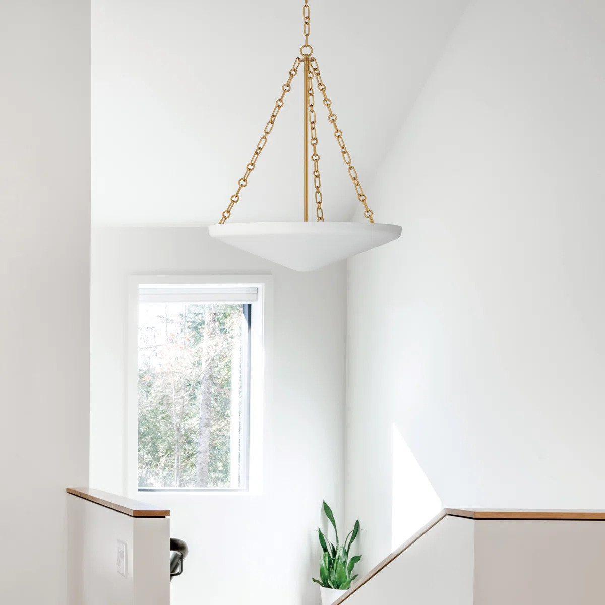 Laroche - Light Natural Aged Brass Single Pendant | Wayfair North America