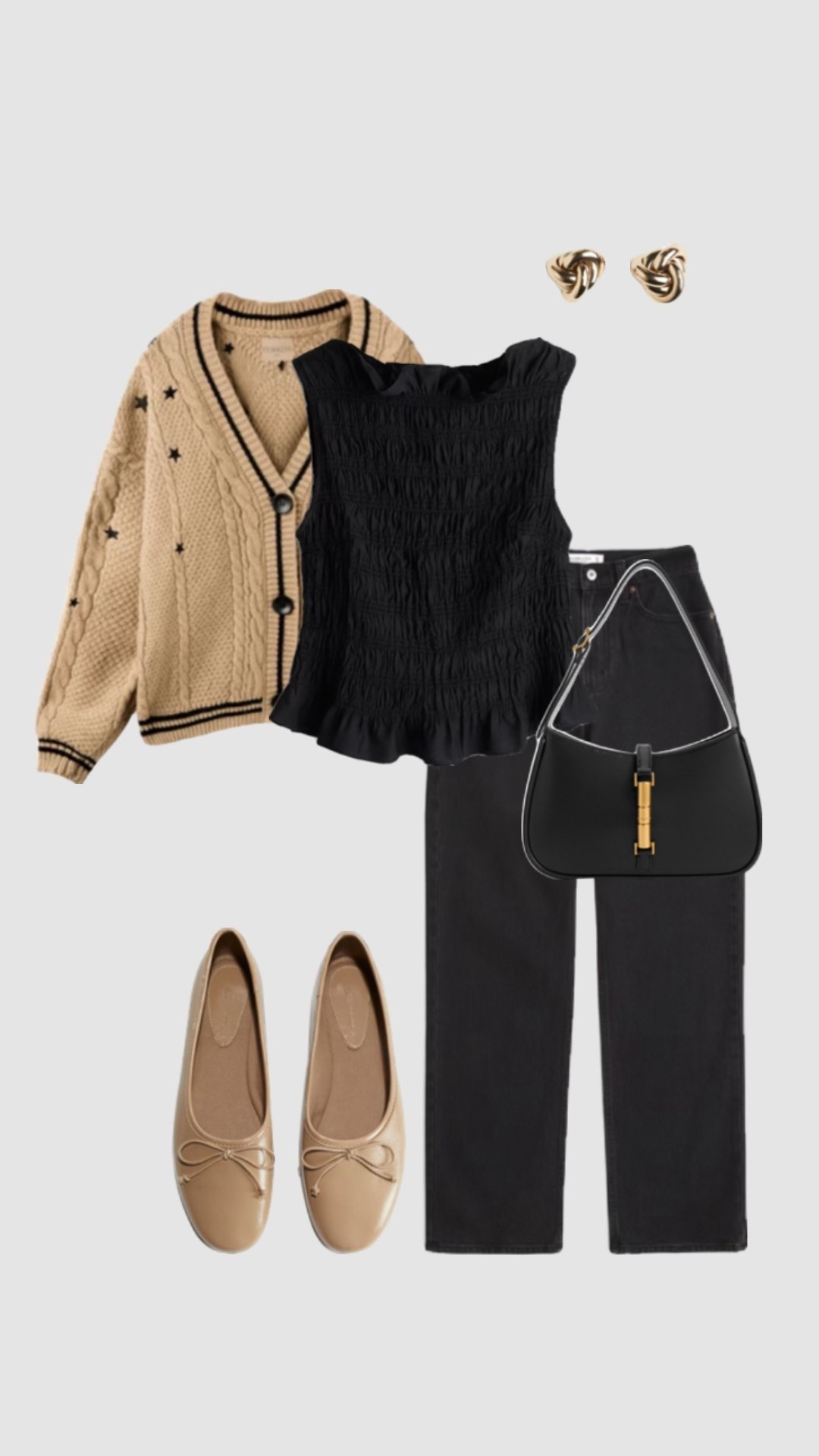 Get 15% off Charles & Keith with code - COMAMBW15-ISMQW9CEVA

Taylor Swift fearless cardigan date night outfit ideas 🖤✨

• folklore evermore evening outfit going out outfits nude beige ballet patent flats black shoulder bag holiday outfit black shirted smock top high waisted straight leg jeans modest outfits •



#LTKmodest #LTKspring #LTKAprilSpotlight