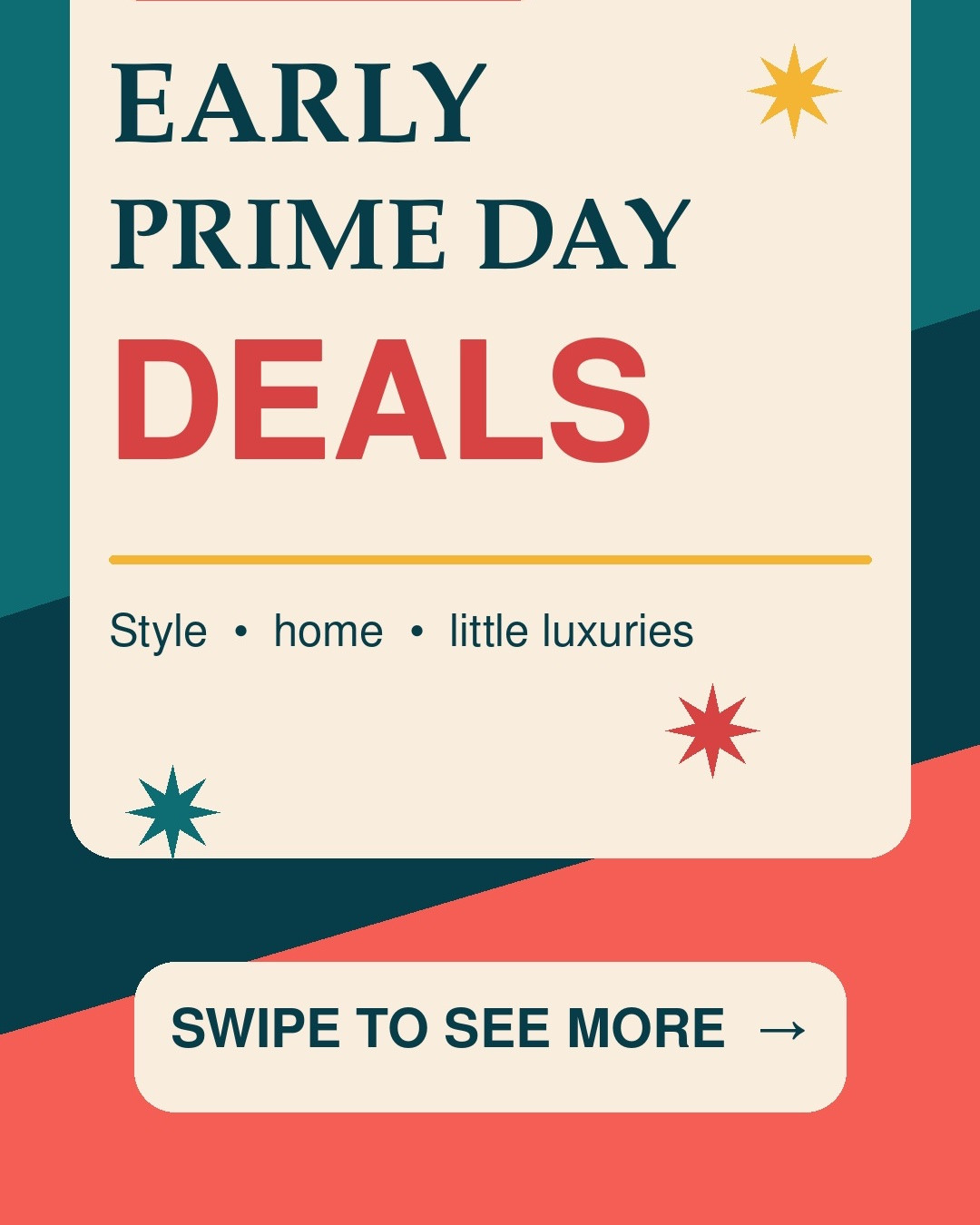Early Prime Day finds are here! 🛍️ I rounded up a little bit of everything: cozy fall pieces, Christmas finds, a few handy home picks, and the Bissell Little Green.

Swipe through to see my picks, then shop the linked products below. Which one caught your eye?

Prices can change. I may earn a small commission if you shop through my links. 💕

#LTKSaleAlert #LTKHome #LTKootd