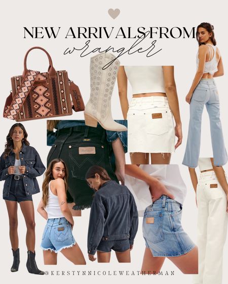 Wrangler jeans | new arrivals im loving! 
I’ve been eyeing the free people wrangler “cowboy shorts” so cute! 

Reviews say to size up!

#LTKU #LTKFestival #LTKstyletip