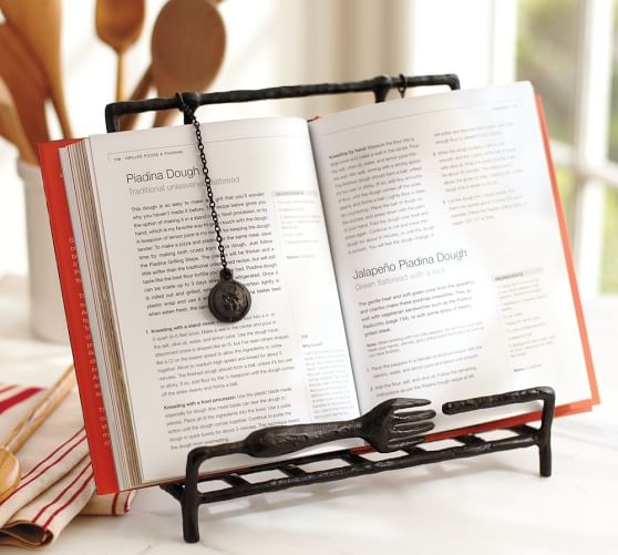 Cucina Recipe/Book Holder, Antique Bronze finish | Pottery Barn (US)