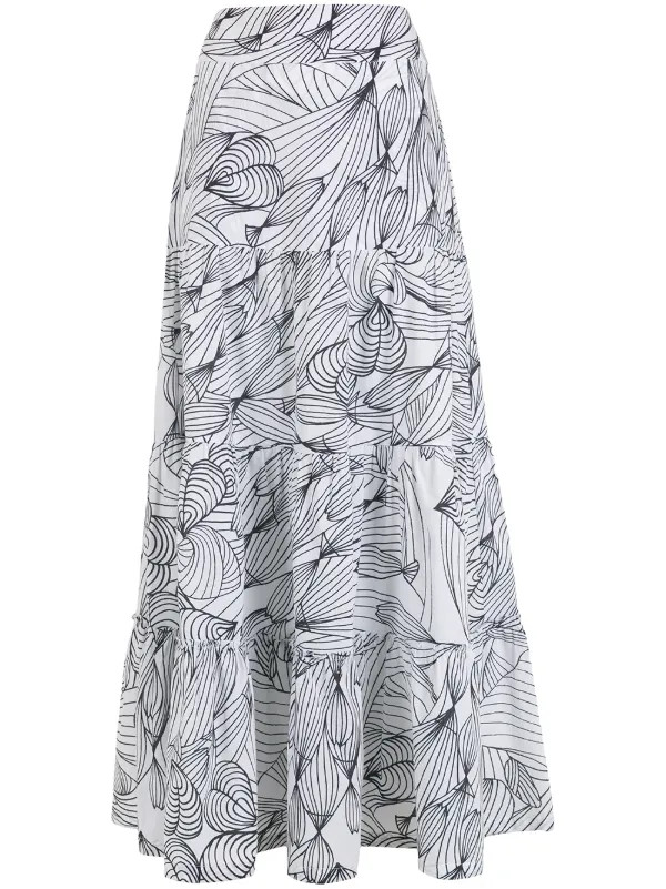 Isolda Saia Longa Flor De Maracujá - Farfetch | Farfetch Global