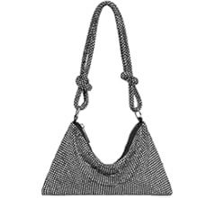 YUWITA Rhinestone Purse Women Evening Glitter Sparkly Mini Bag | Amazon (US)
