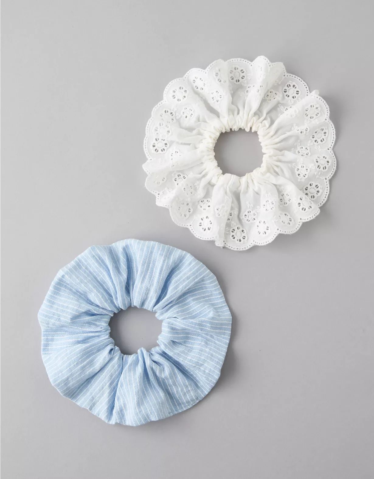 AE Eyelet Scrunchie 2-Pack | American Eagle Outfitters (US & CA)