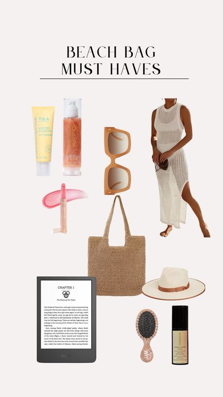 Girls trip beach bag, must haves!

UndeniablyElyse.com

Favorite things, vacation favorites, Tula spf, Kopari sunscreen, sunnies, beach cover up, straw hat, wide brim summer hat, tarte, beach bag, kindle, brush, hair exilir, in common

#LTKfindsunder50 #LTKtravel #LTKswim