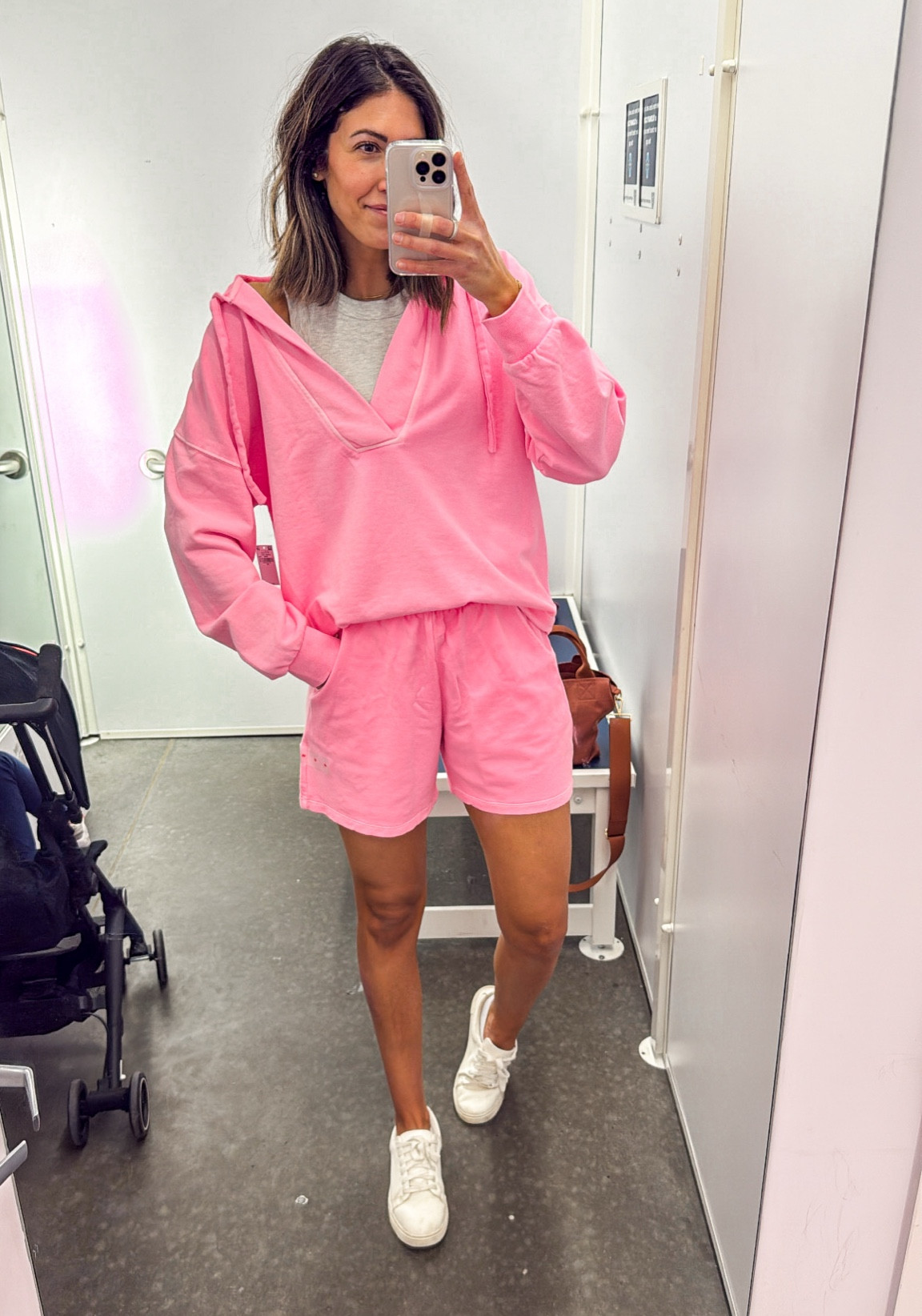 Loving this bright pink set! (I’m in a M top, S short, & M tank underneath!) 

#LTKSpringSale #LTKFindsUnder50 #LTKSaleAlert