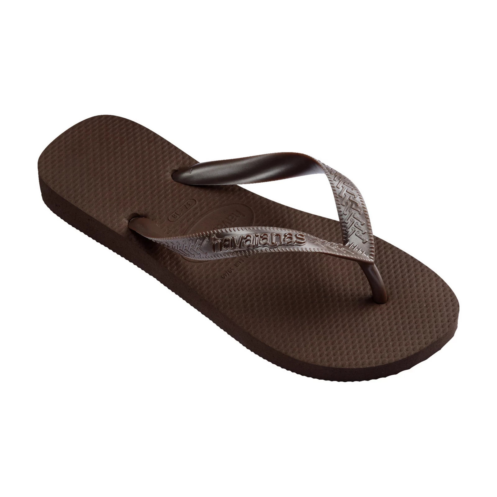 Havaianas Top Tiras Women's Flip Flop Sandals, Size: 11/12, Dark Brown | Kohl's