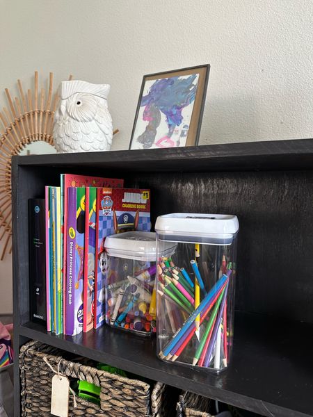 PLAYROOM STORAGE

containers for crayons and coloring pencils 

Walmart finds
Walmart home
Storage

#LTKhome #LTKkids #LTKunder50