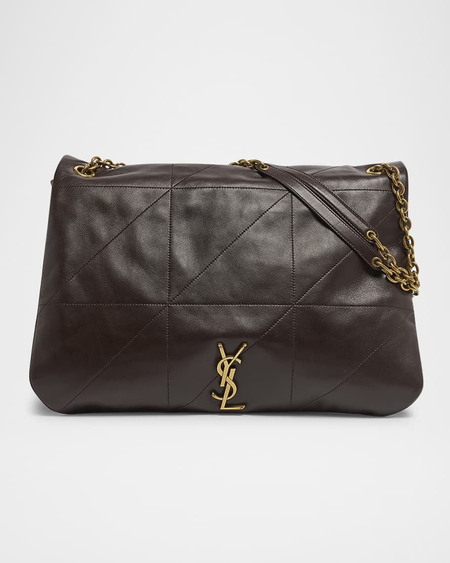 Saint Laurent Jamie 4.3 Maxi YSL Shoulder Bag in Smooth Leather | Neiman Marcus
