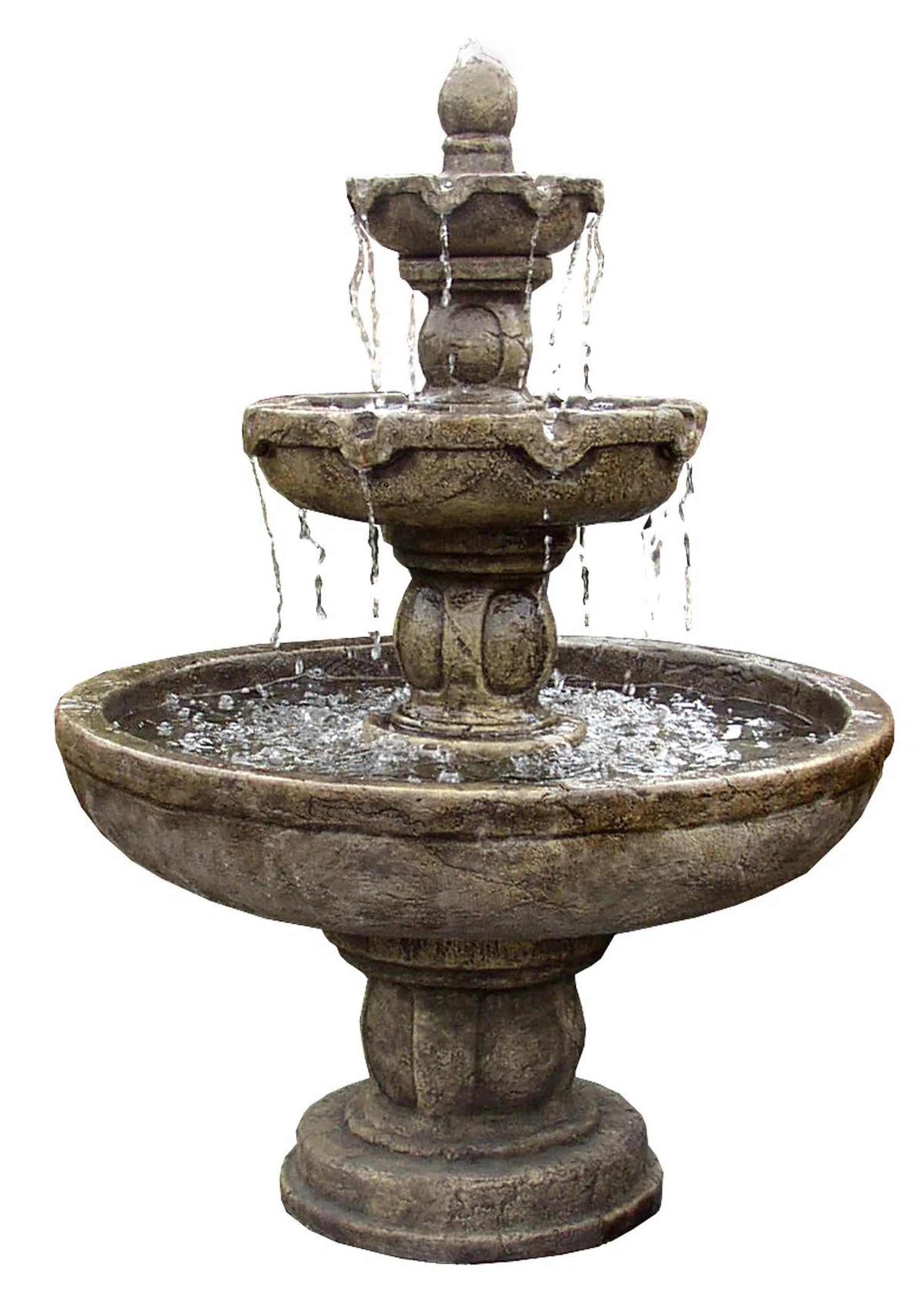 Santa Barbara Tiered Cast Stone Fountain | Wayfair North America