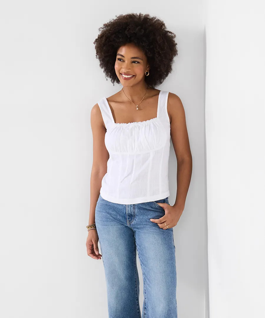 Linen Blend Summer Top | Joe Browns