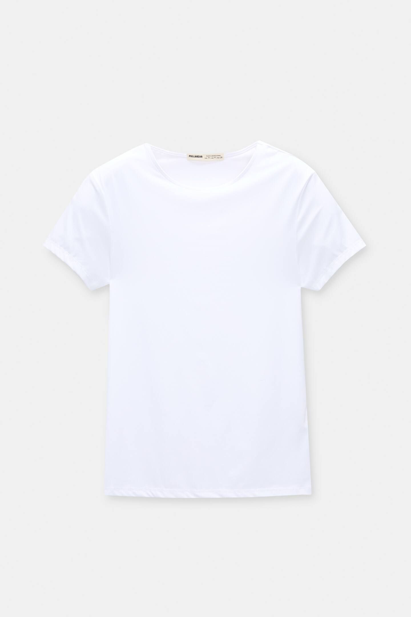 Slim fit short sleeve T-shirt | PULL and BEAR UK