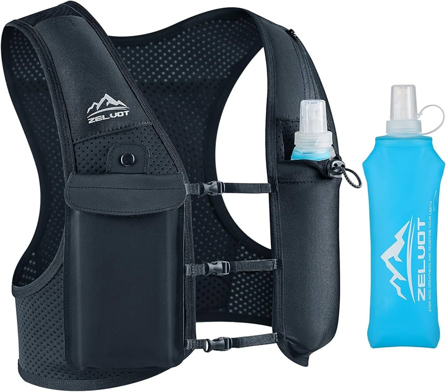 Running Vest for Women Men, USA Original Patent, Adjustable Chest Straps Running Hydration Vest w... | Amazon (US)