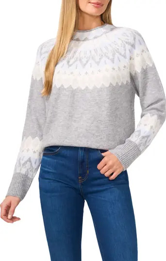 Fair Isle Funnel Neck Sweater | Nordstrom