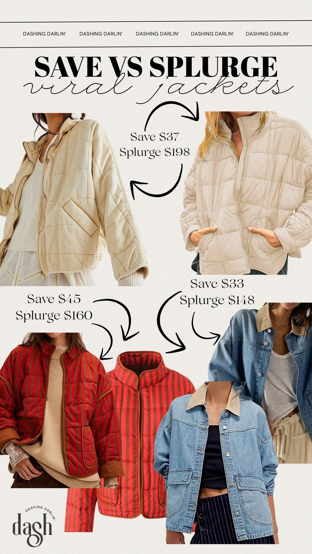 Save vs Splurge on Viral jackets!!
I have these look for less options & love!!  
I wear the denim barn jacket at least once a week. Size up one size in it. I got the large and LOVE!! These are part of the sale right now too. 

#LTKOver40 #LTKCyberWeek #LTKFindsUnder50