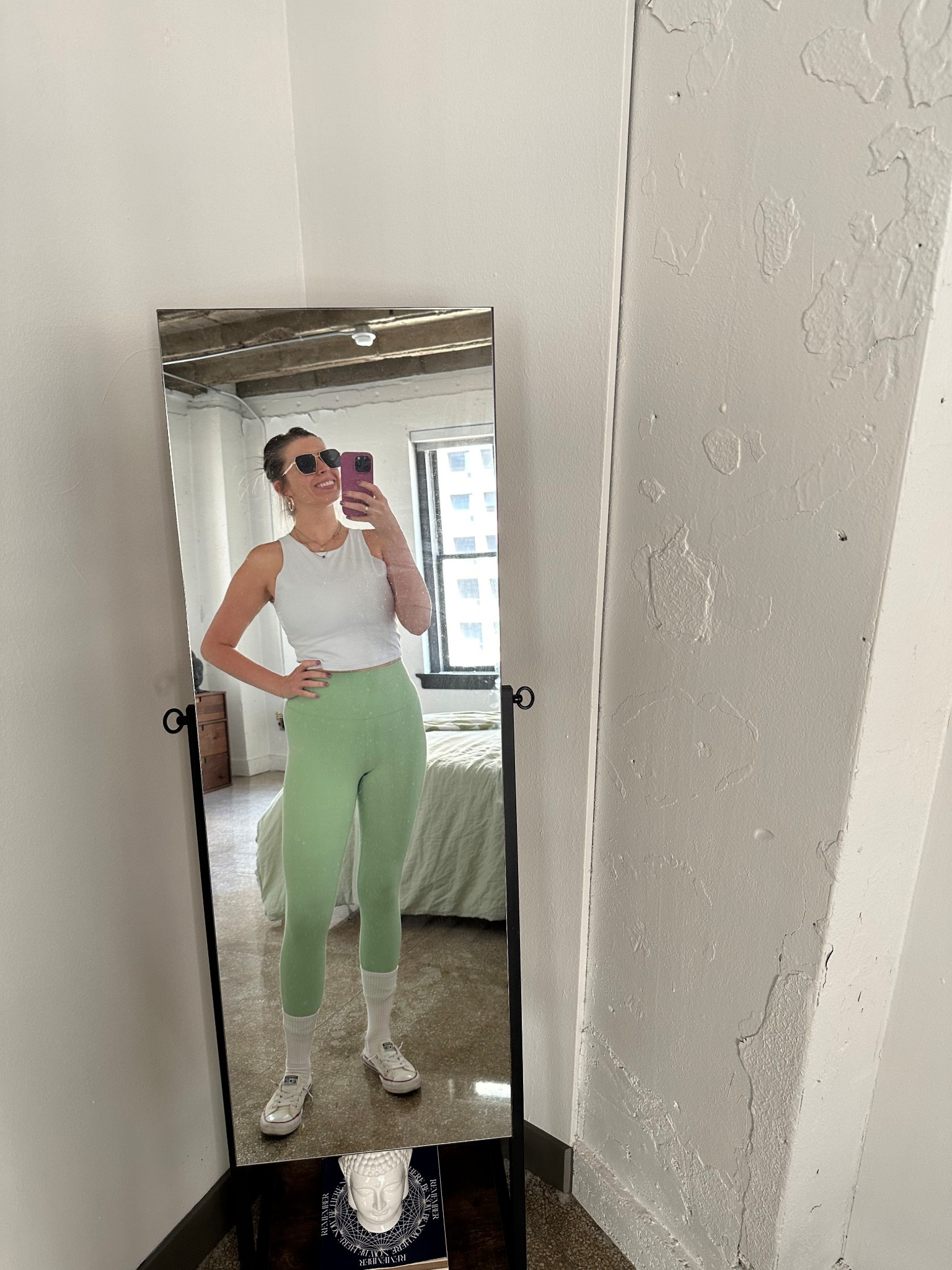 Work out/run errands outfit 🤍🌿

#LTKFindsUnder100 #LTKShoeCrush #LTKSaleAlert